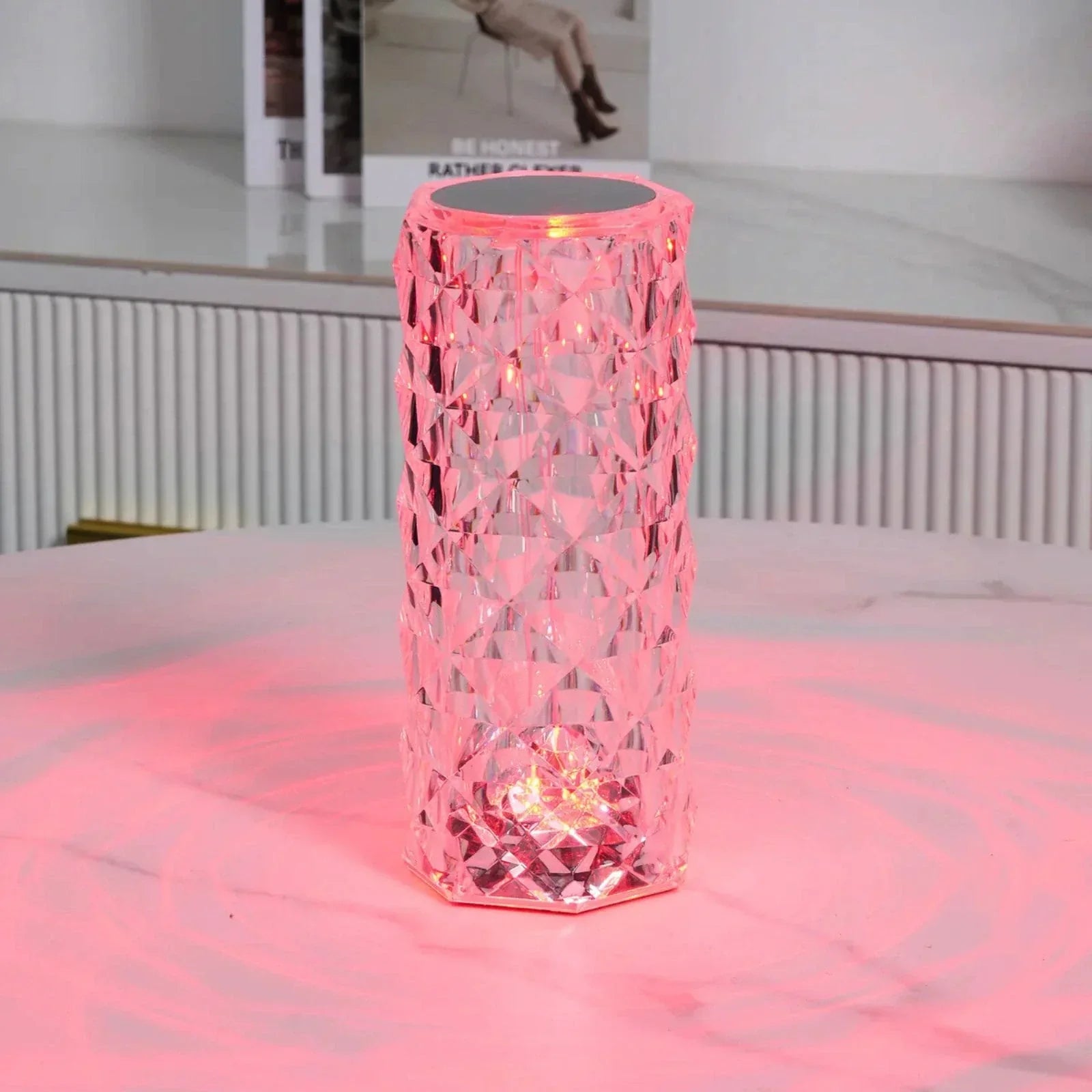 Kristall Tischlampe mit Touch-Bedienung - Aurora