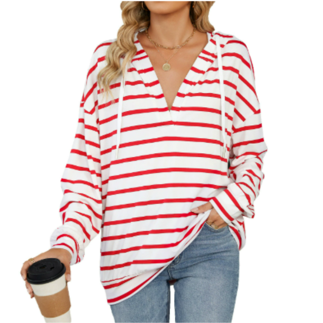 Moderner Damen Kapuzenpullover mit schmeichelnder Passform – Annelieser