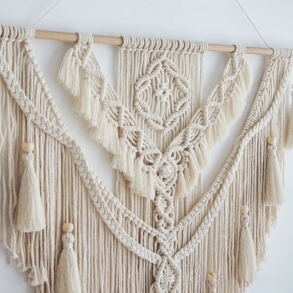 Skandinavische Boho-Makramee-Wandbehang - Liora