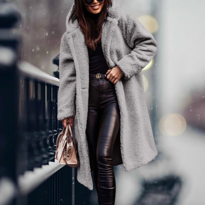 Warme und Stilvolle Lange Winterjacke – Amara