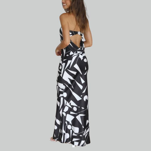 Strapless Maxi Dress with Casual Fit – Jade