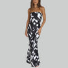 Trägerloses Maxikleid mit Lässiger Passform – Jade