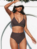 Bikini-Set mit Hohem Bund – Eliva