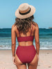 Bikini-Set mit Hohem Bund – Eliva