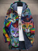 Trendige Damenjacke mit Künstlerischem Print – Isa