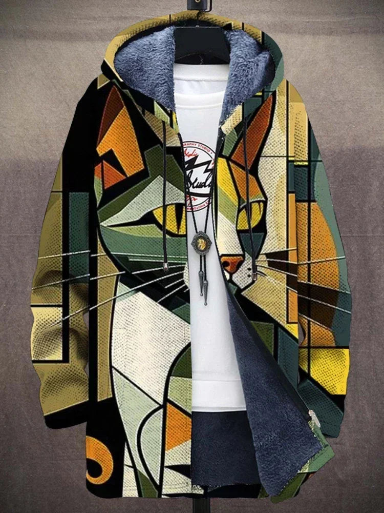 Trendige Damenjacke mit Künstlerischem Print – Isa