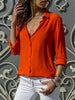 Lockeres Damen-Bluse mit Knopfleiste – Isabella