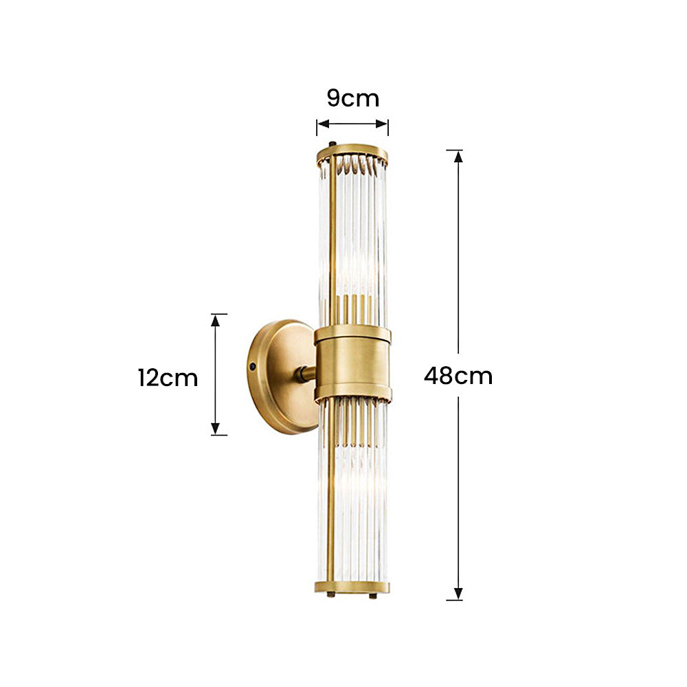 Luxuriöse Badezimmer-Wandleuchte – GoldGlow