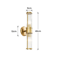 Luxuriöse Badezimmer-Wandleuchte – GoldGlow