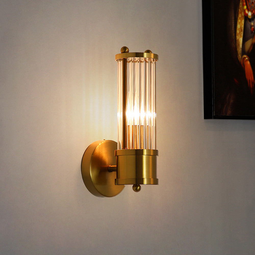 Luxuriöse Badezimmer-Wandleuchte – GoldGlow