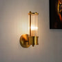 Luxuriöse Badezimmer-Wandleuchte – GoldGlow