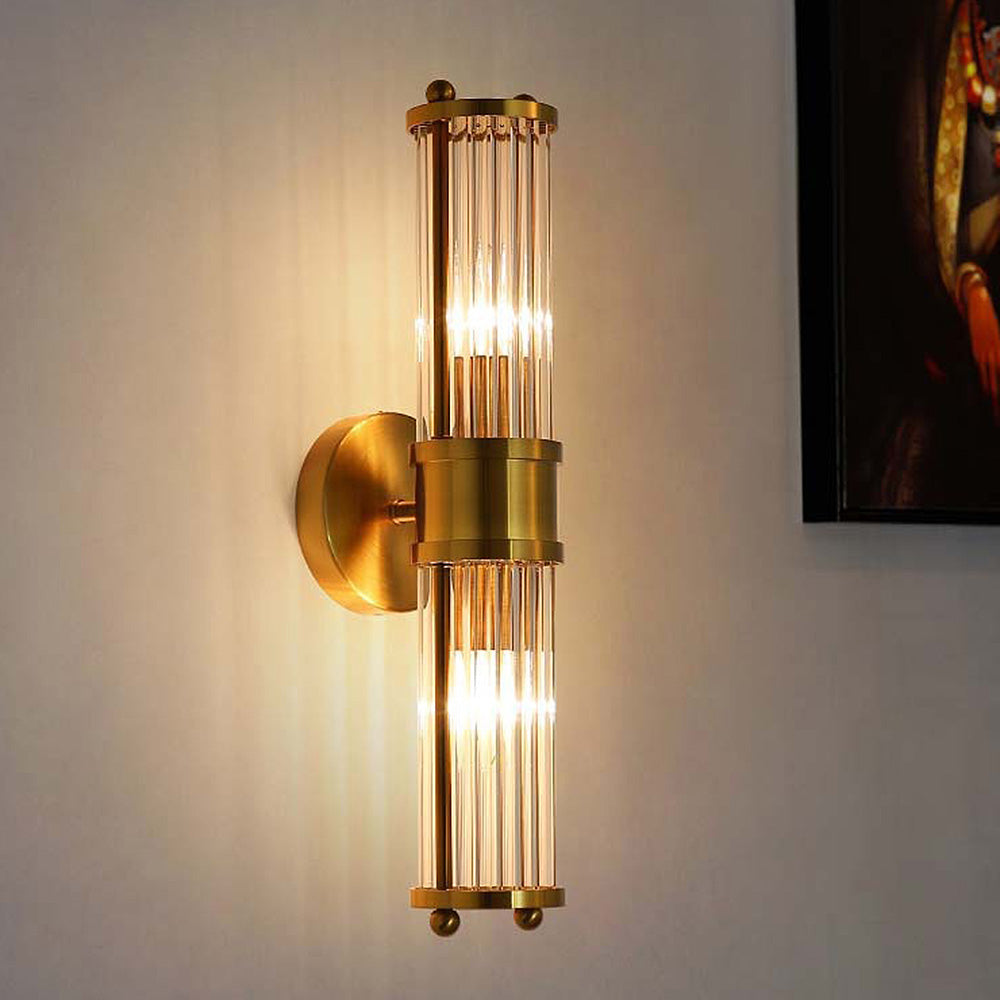 Luxuriöse Badezimmer-Wandleuchte – GoldGlow