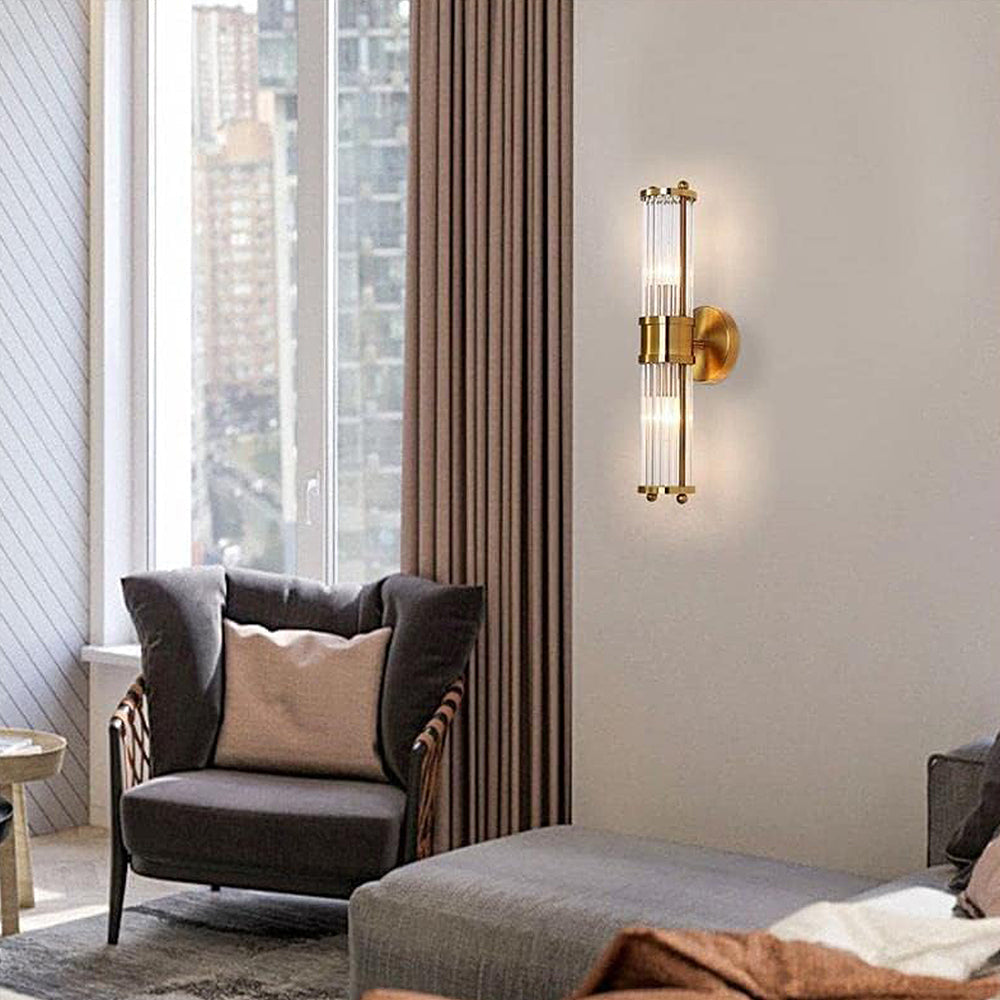 Luxuriöse Badezimmer-Wandleuchte – GoldGlow