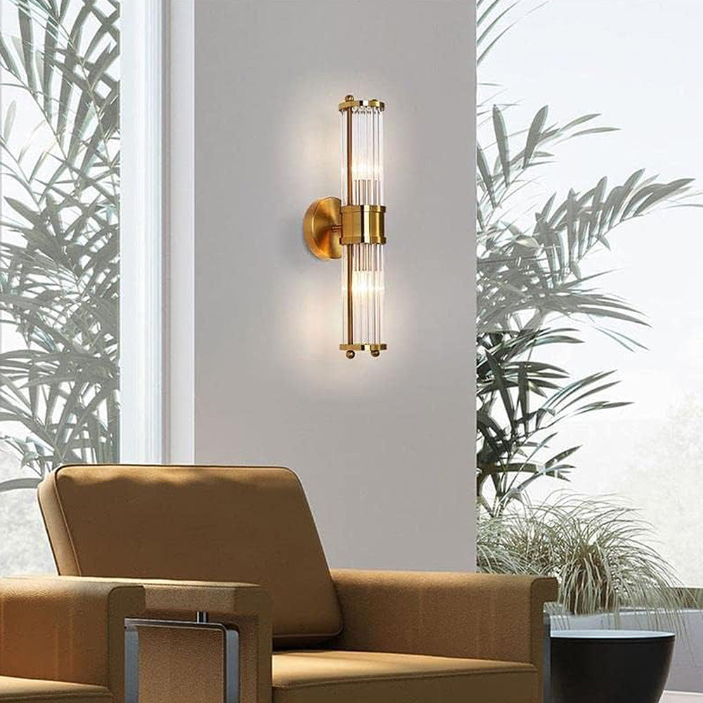 Luxuriöse Badezimmer-Wandleuchte – GoldGlow