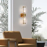 Luxuriöse Badezimmer-Wandleuchte – GoldGlow