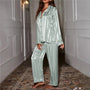 Weiches Damen Satin-Pyjama – Marisol