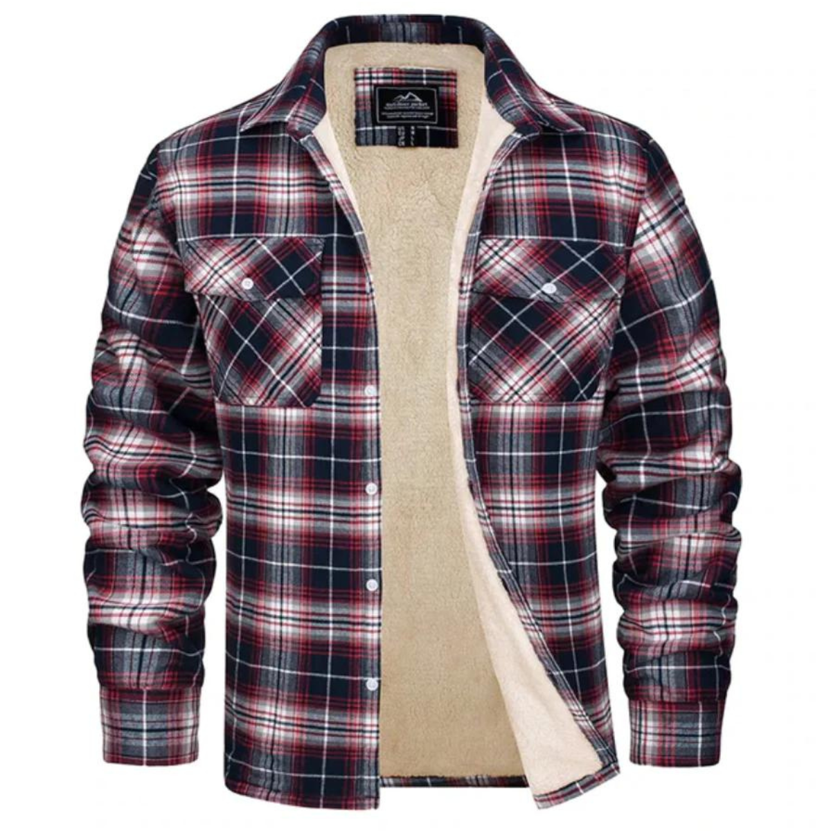 Fleecegefütterte Herren Karo-Jacke – Arvid Herbstedition
