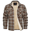 Fleecegefütterte Herren Karo-Jacke – Arvid Herbstedition