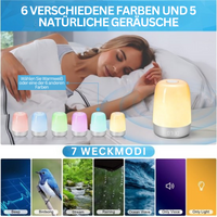Wake-up-Light mit Naturklängen – Aurora