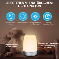 Wake-up-Light mit Naturklängen – Aurora