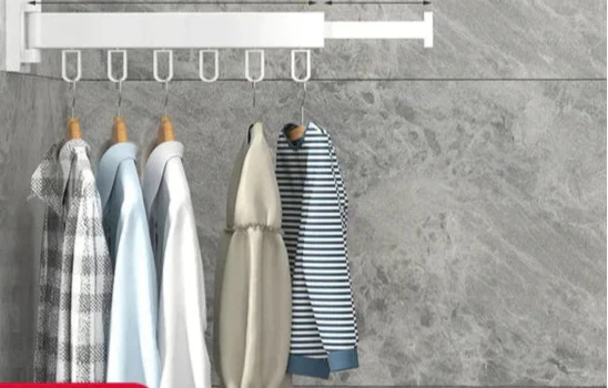 Wall-mounted drying rack for clothes – Dryvo