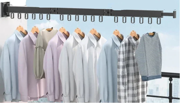 Wall-mounted drying rack for clothes – Dryvo