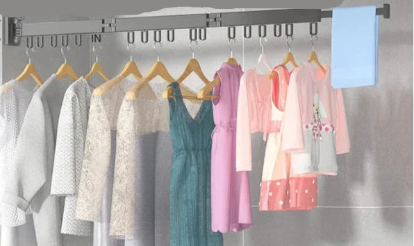 Wall-mounted drying rack for clothes – Dryvo