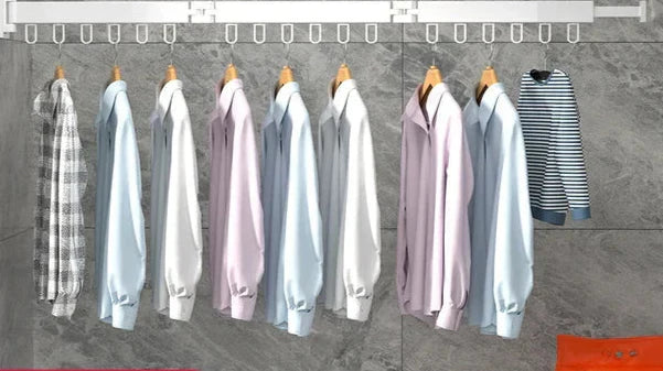 Wall-mounted drying rack for clothes – Dryvo