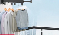 Wall-mounted drying rack for clothes – Dryvo