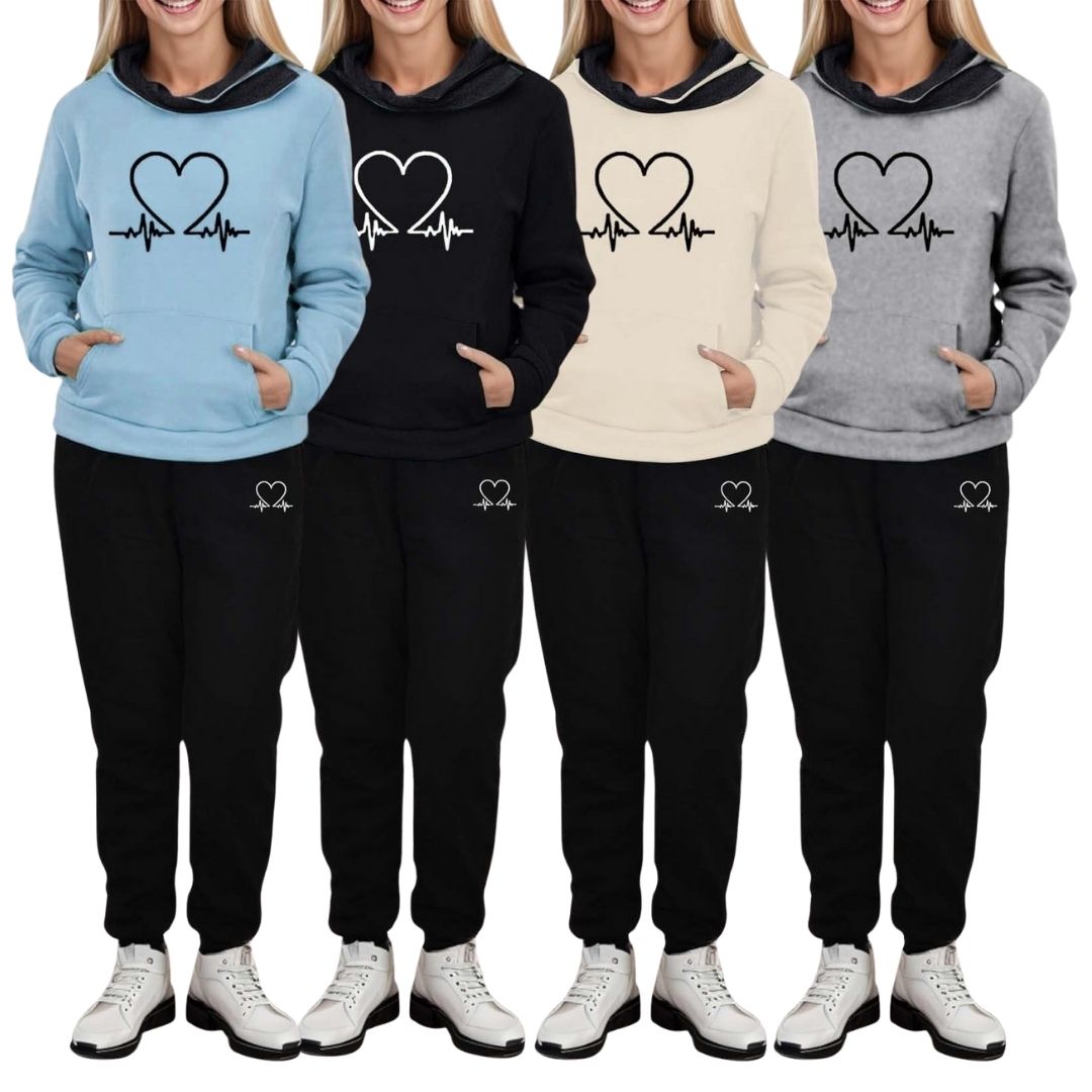 BEQUEMER ZWEITEILIGER DAMEN TRAININGSANZUG - WARMFLEX™