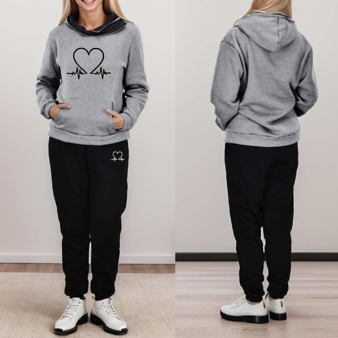 COMFORTABLE TWO-PIECE WOMEN'S TRACK SUIT - WARMFLEX™