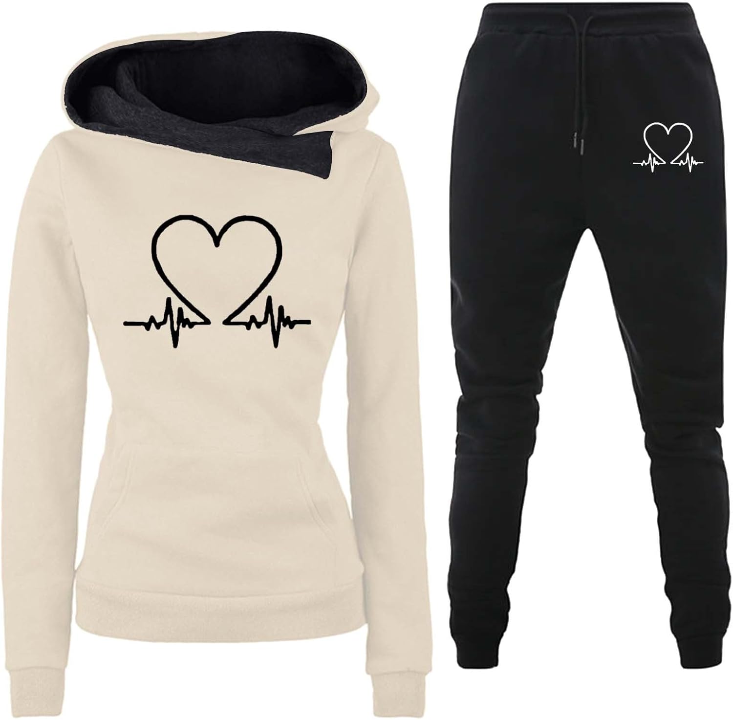 BEQUEMER ZWEITEILIGER DAMEN TRAININGSANZUG - WARMFLEX™
