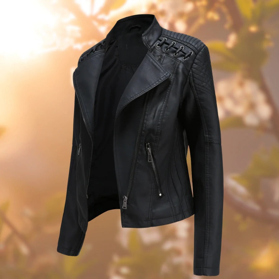 Damen-Lederjacke – Seraphina