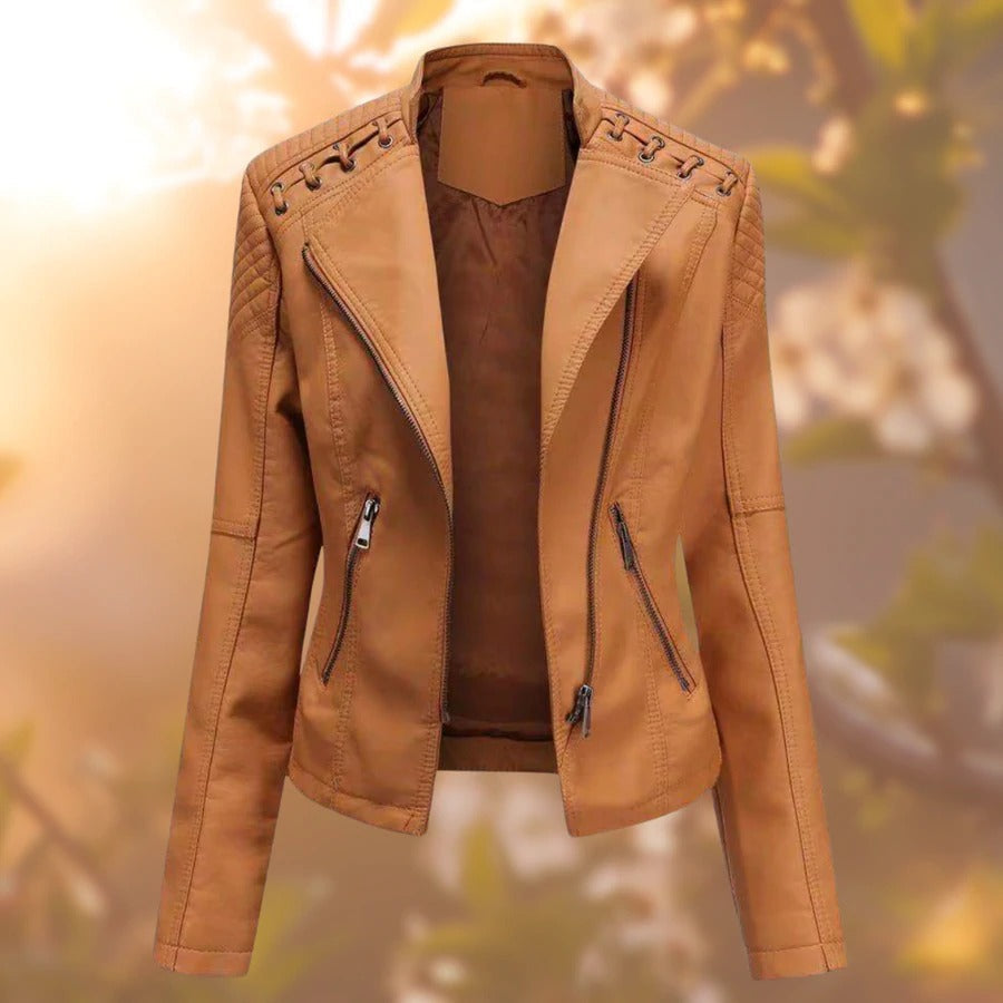 Damen-Lederjacke – Seraphina
