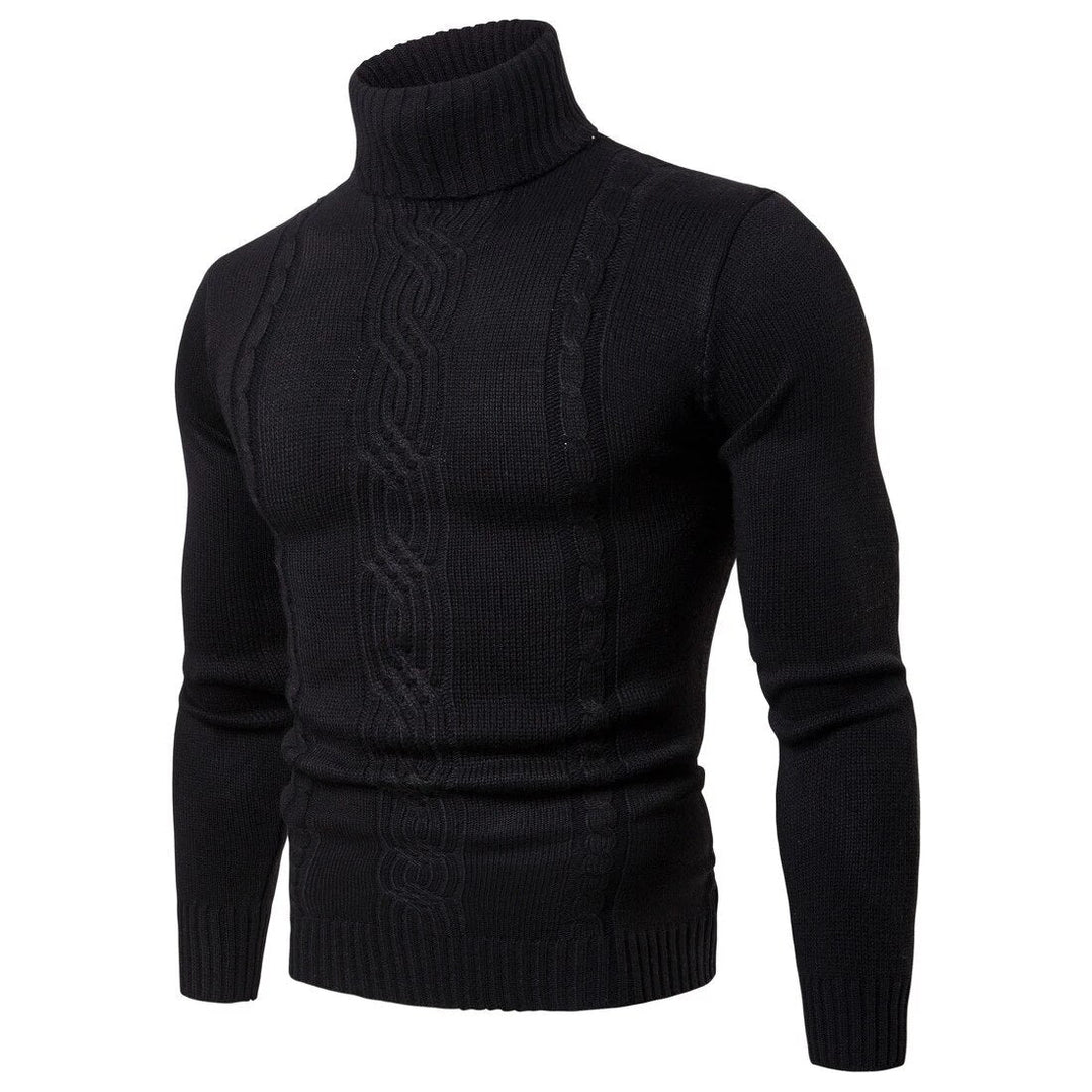 Luxus Herrenrollkragenpullover - AlpineEdge