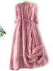 Luftiges Leinenkleid mit lockerer Passform für den Sommer – Selina