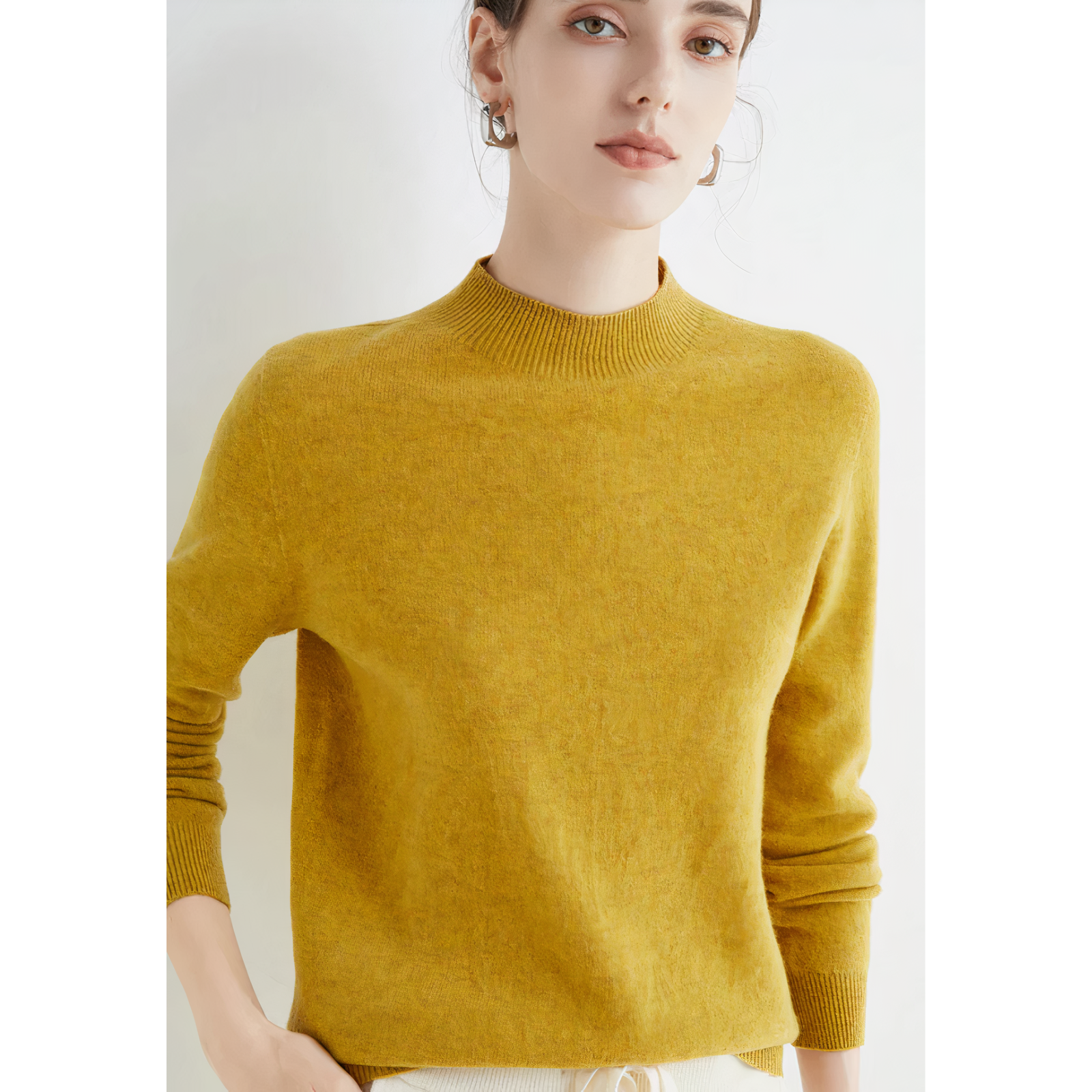 Stilvoller Kaschmir Strickpullover - Marlena