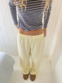 Damen-Loungehose mit Streifenmuster – Elvira