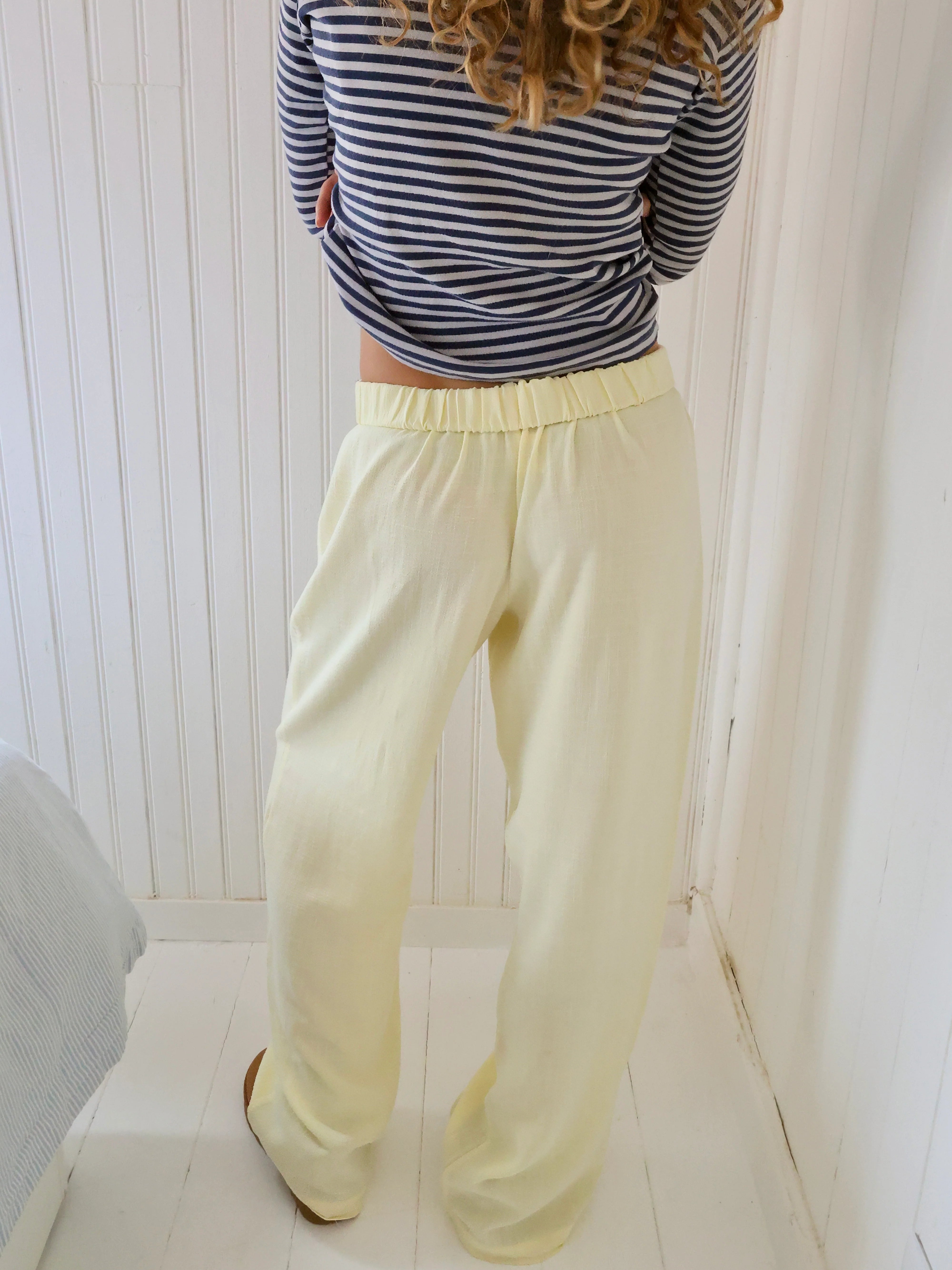 Damen-Loungehose mit Streifenmuster – Elvira