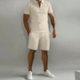 Herren Sportset Polo mit Reißverschluss und Shorts Sommerstyle - Dario