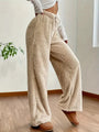 Weiche Teddy Sherpa Loungehose für Damen – Noémie