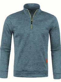 Herren Pullover mit Hals-Reißverschluss für Herbst & Winter – Matteo