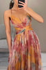 Elegantes Mesh-Maxikleid mit Figurbetontem Schnitt – Camille