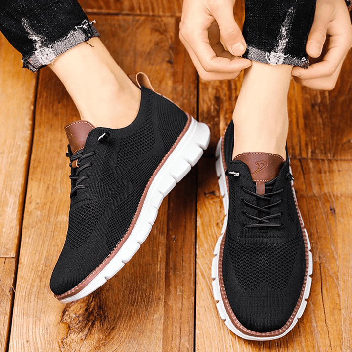 Atmungsaktive & Ultrabequeme Herren-Sneaker im Minimalistischen Design – Elias