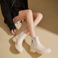 Damen Regenstiefel halbhoch wasserdicht mit Antirutschsohle – Selora