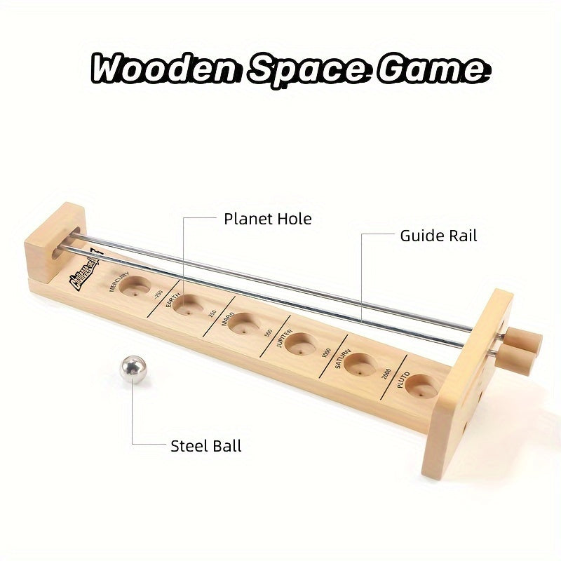 Holz-Stickballspiel Raum-Abenteuer - SpaceBall Frenzy
