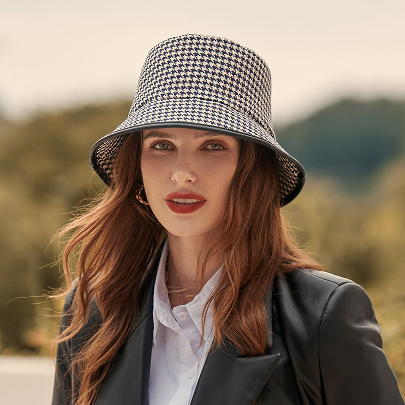 Leichter Damen-Bucket Hat aus Stoff für den Sommer – Lindsay
