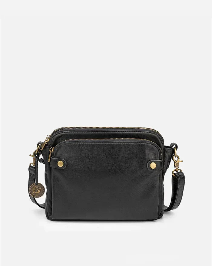 Lederne Crossbody Schultertasche - PremierSatchel