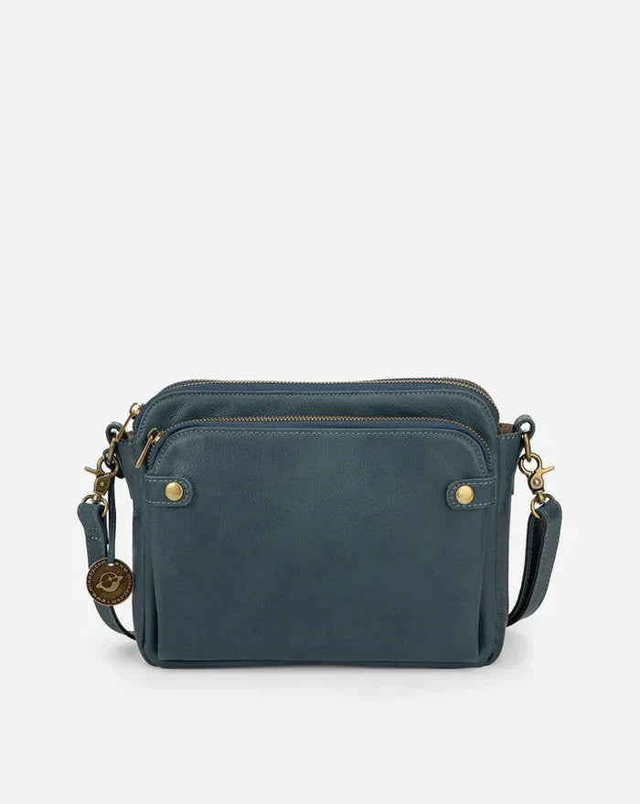 Lederne Crossbody Schultertasche - PremierSatchel