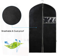 Atmungsaktive Kleidersack-Set – 5er-Pack Kleideraufbewahrungshüllen mit Sichtfenster (1+1 GRATIS)